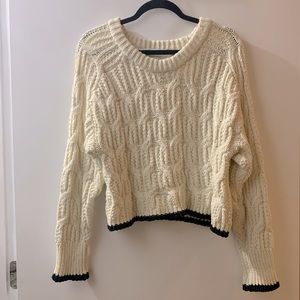 Cozy off white sweater